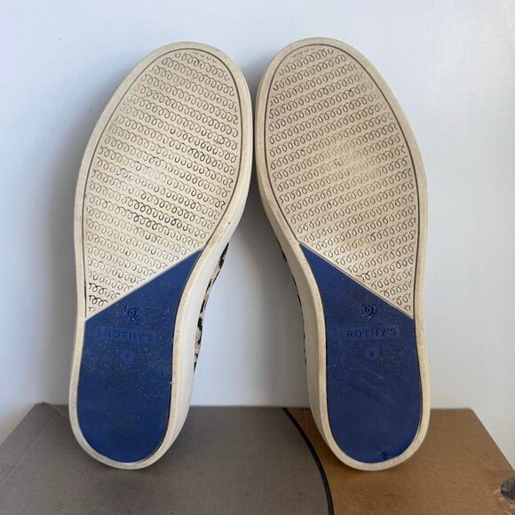 Rothy’s Leopard Print Women Slip On Shoes- SZ 9 - Picture 8 of 9